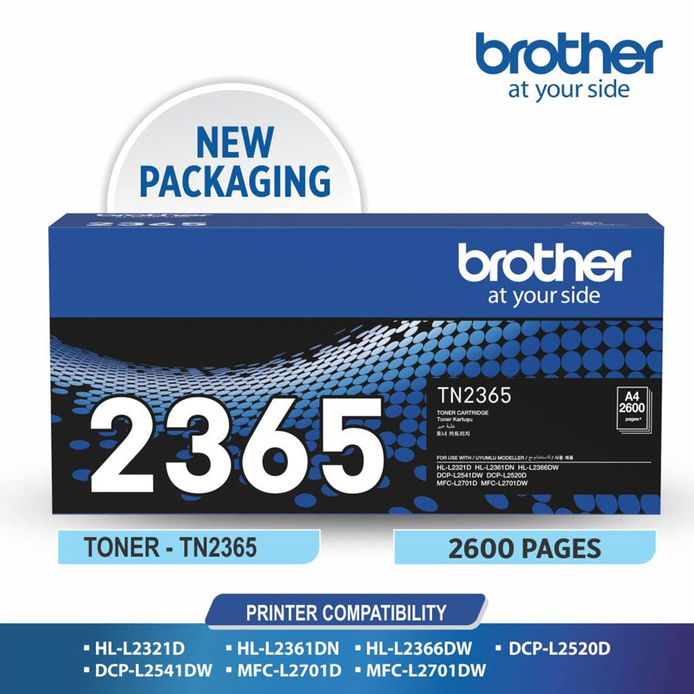 Brother TN-2365 Original Toner Cartridge (Mono/Black)